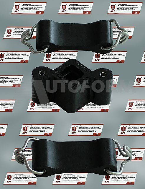 картинка РЕМКОМПЛЕКТ 20Р Р/К для а/м ВАЗ 2101-2107. Ремень и подушка крепления подвески глушителя от магазина 